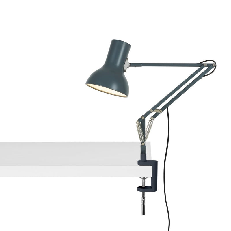 Type 75 Mini Desk Clamp Lamp - Anglepoise - Table + Task - Alpine White - HORNE