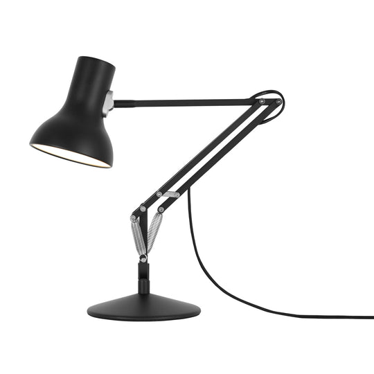 Type 75 Mini Desk Lamp - Anglepoise - Table + Task - Jet Black - HORNE