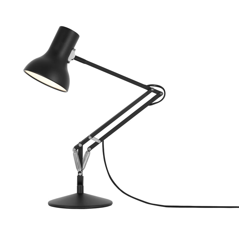 Type 75 Mini Desk Lamp - Anglepoise - Table + Task - Jet Black - HORNE