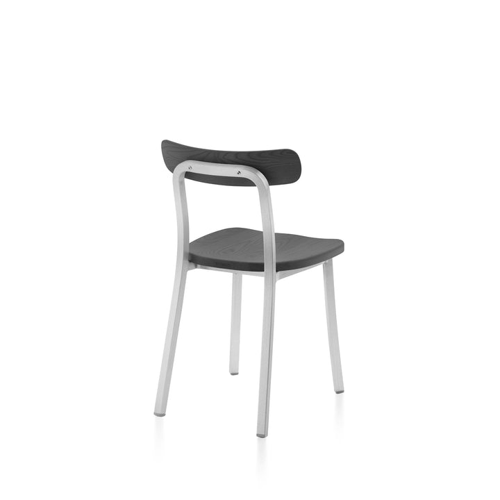Utility Side Chair - Emeco - Chairs - Hand Brushed - Dark Ash - HORNE