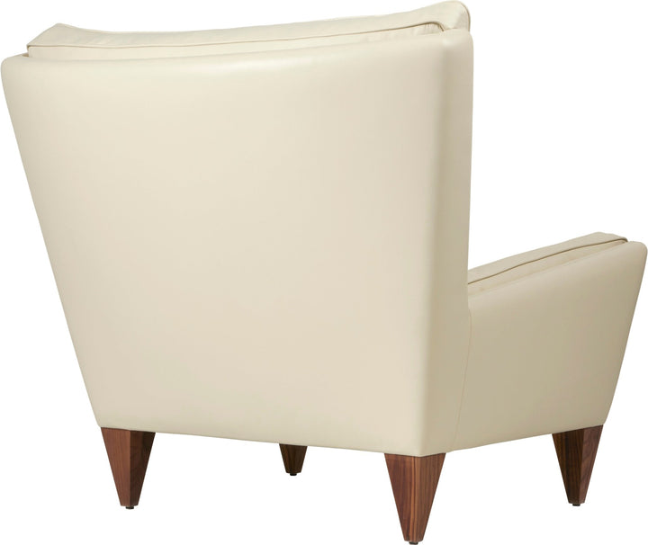 V11 Lounge Chair - Gubi - Chairs - Gubi Smooth Cream Leather - HORNE