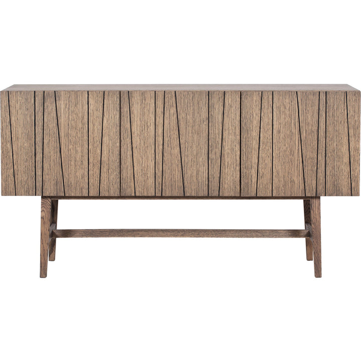 Vass V40:135 Cabinet 3 Doors - Asplund - Sideboards + Cabinets - Black Walnut Oak(P4) - White - 15 - HORNE