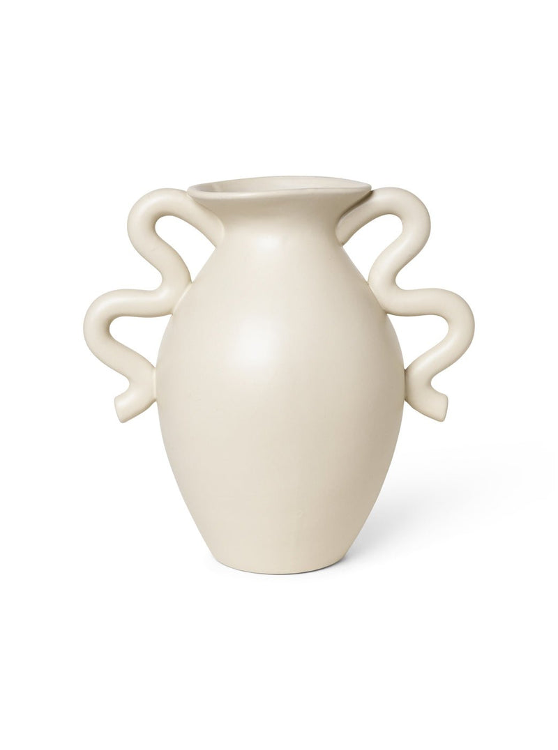 Verso Table Vase - Ferm Living - Vases - Bright Blue - HORNE
