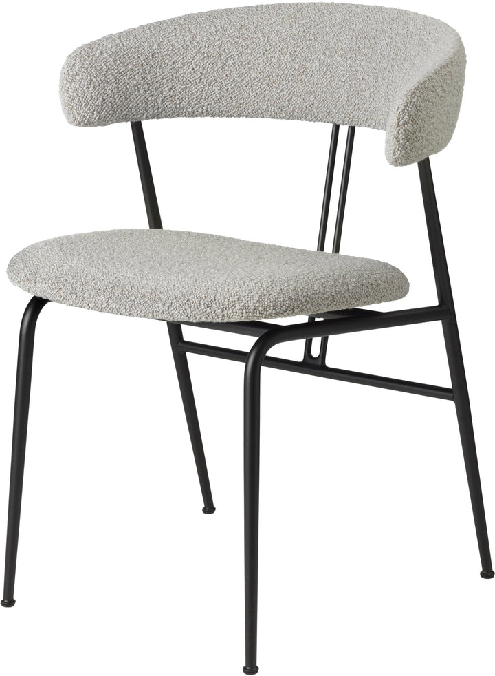 Violin Dining Chair - Fully Upholstered - Gubi - Chairs - Dedar Karakorum 004 - HORNE
