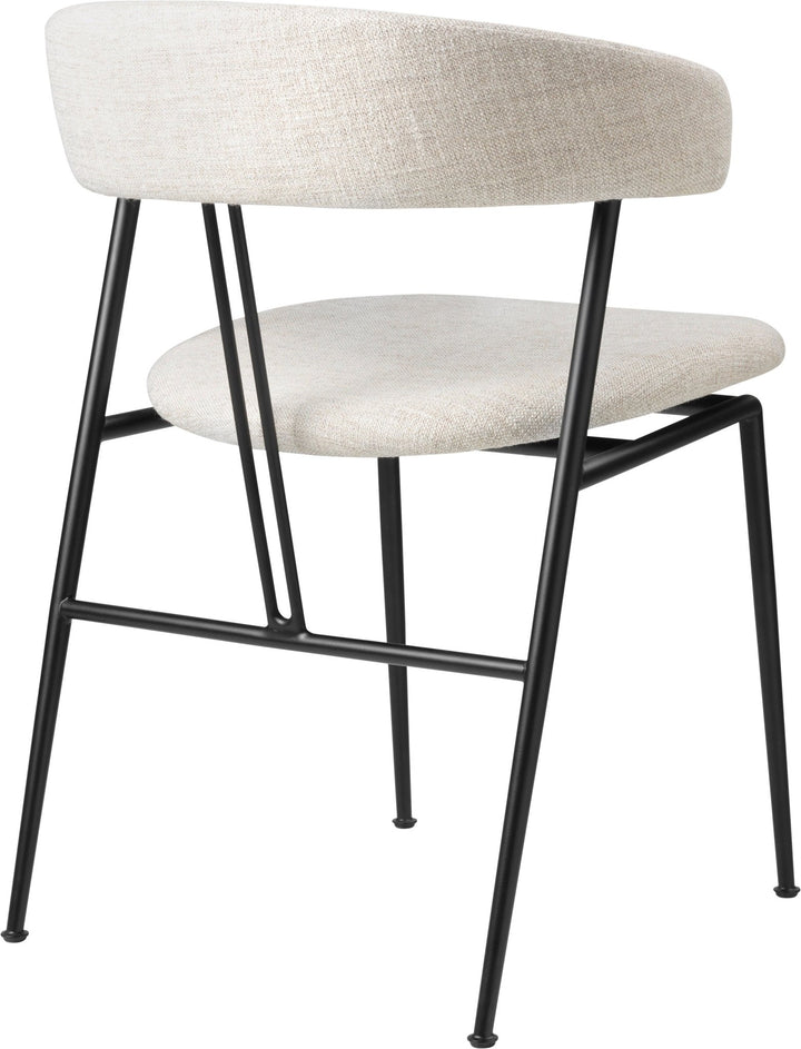 Violin Dining Chair - Fully Upholstered - Gubi - Chairs - Dedar Karakorum 004 - HORNE