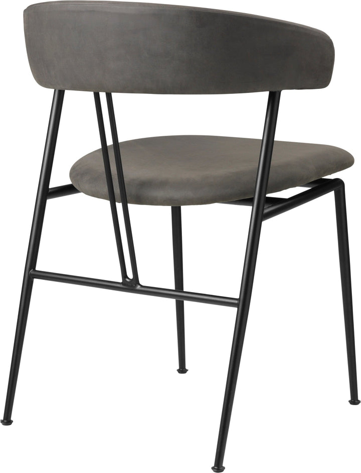 Violin Dining Chair - Fully Upholstered - Gubi - Chairs - Dedar Karakorum 004 - HORNE