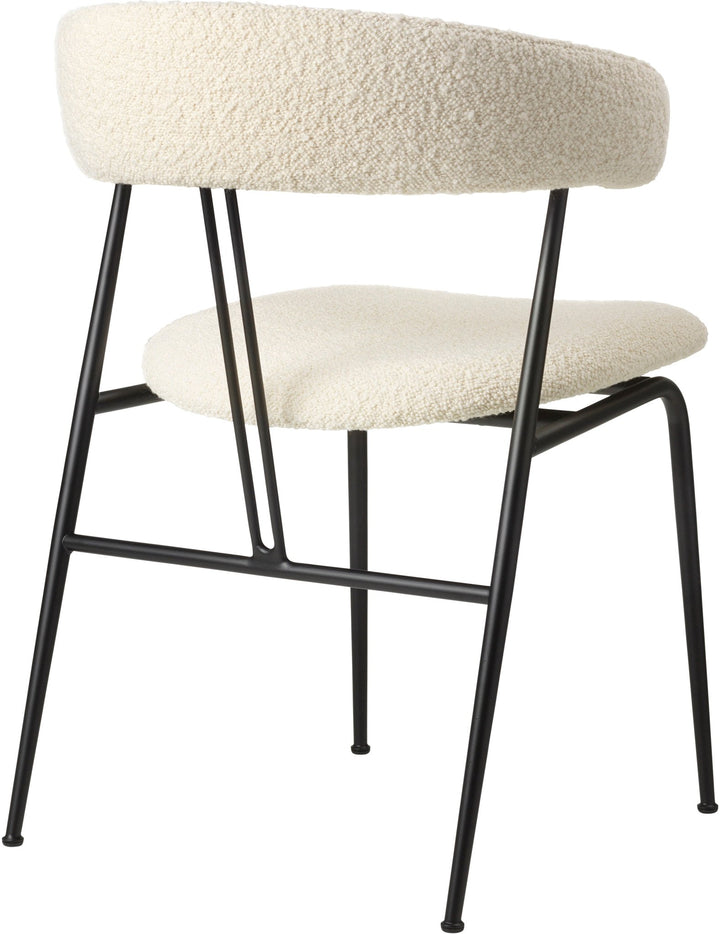 Violin Dining Chair - Fully Upholstered - Gubi - Chairs - Dedar Karakorum 004 - HORNE