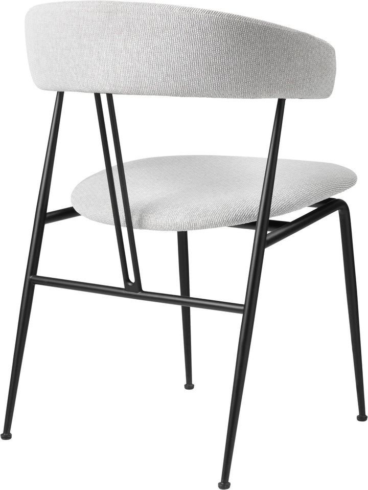 Violin Dining Chair - Fully Upholstered - Gubi - Chairs - Dedar Karakorum 004 - HORNE