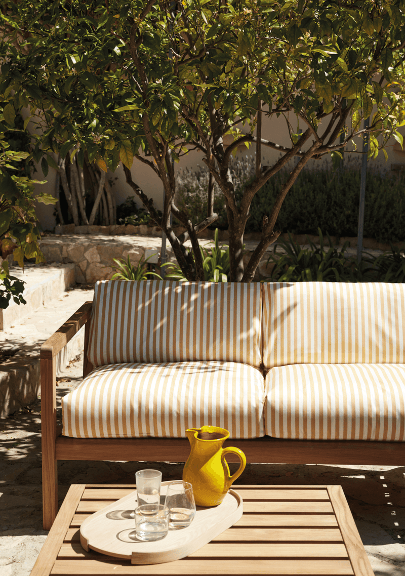 Virkelyst Sofa - Skagerak by Fritz Hansen - Outdoor Furniture - Teak / Ash - HORNE