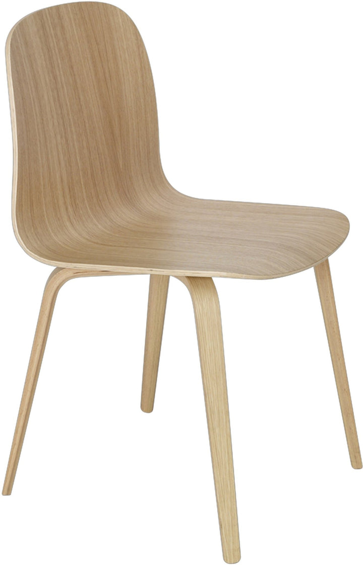 Visu Chair - Wood Base - Muuto - Chairs - Stained Dark Brown - HORNE