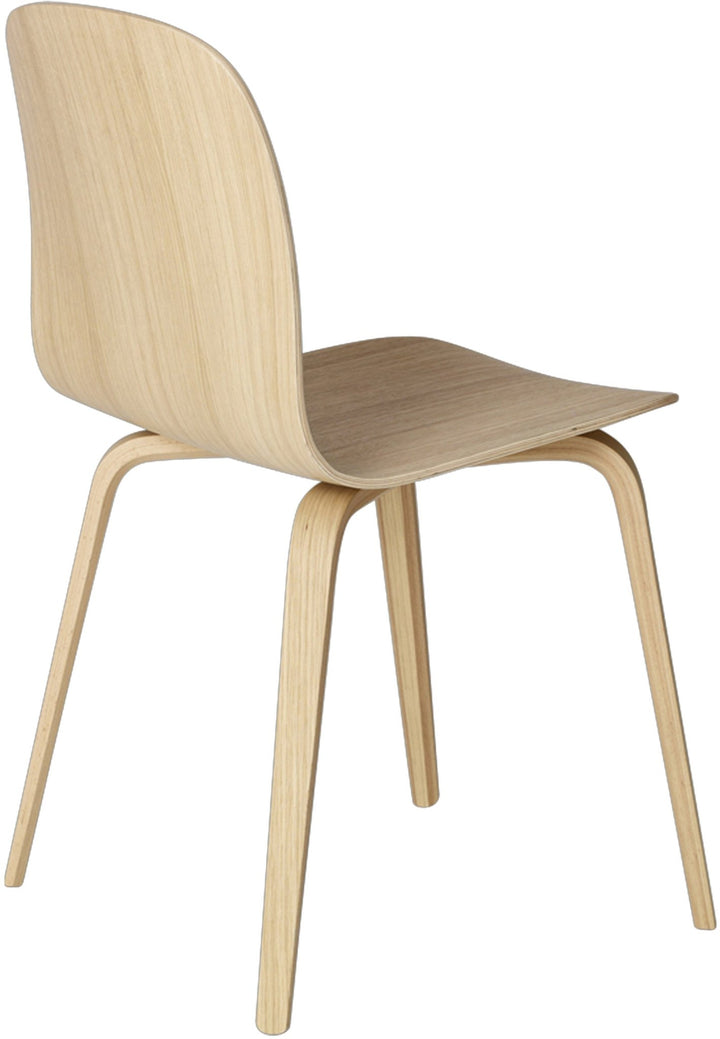Visu Chair - Wood Base - Muuto - Chairs - Stained Dark Brown - HORNE