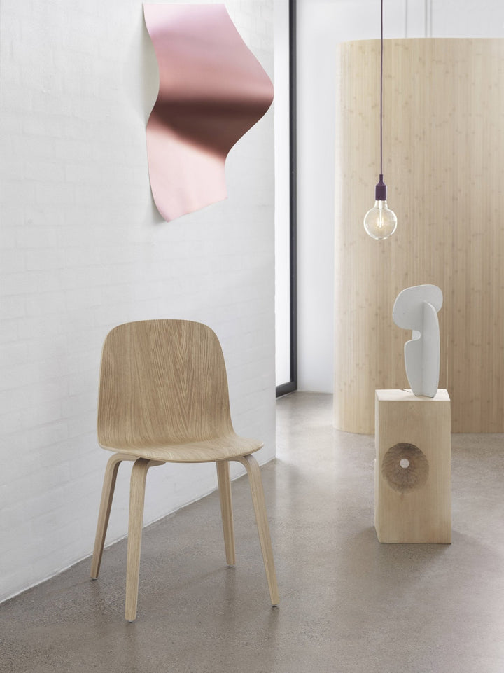 Visu Chair - Wood Base - Muuto - Chairs - Stained Dark Brown - HORNE