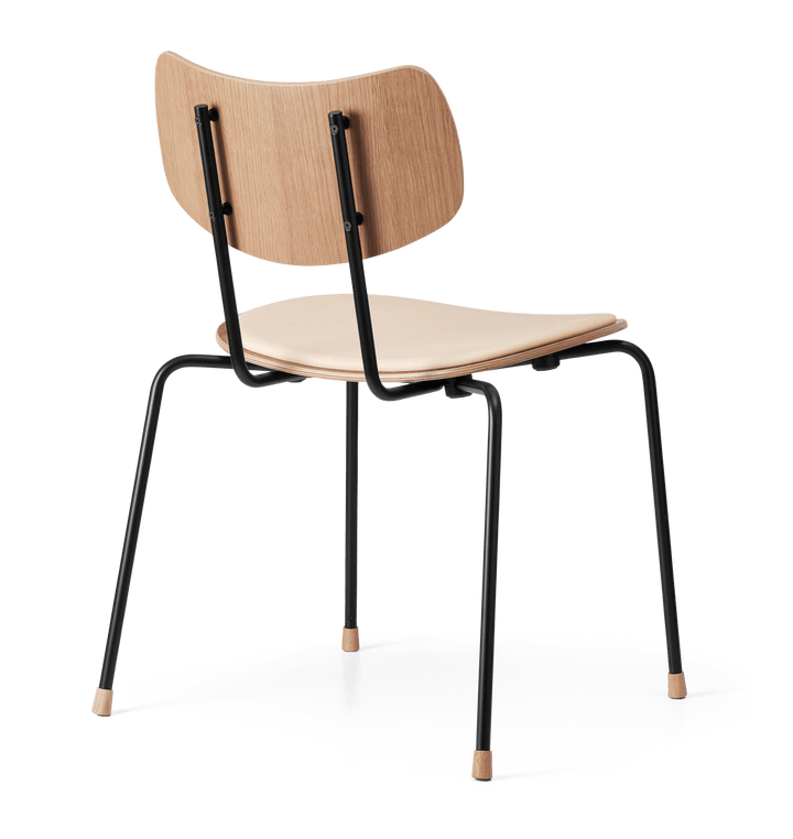 VLA26P Vega Dining Chair - Carl Hansen & Son - Chairs - Black Oak/ Thor 301 Leather - HORNE