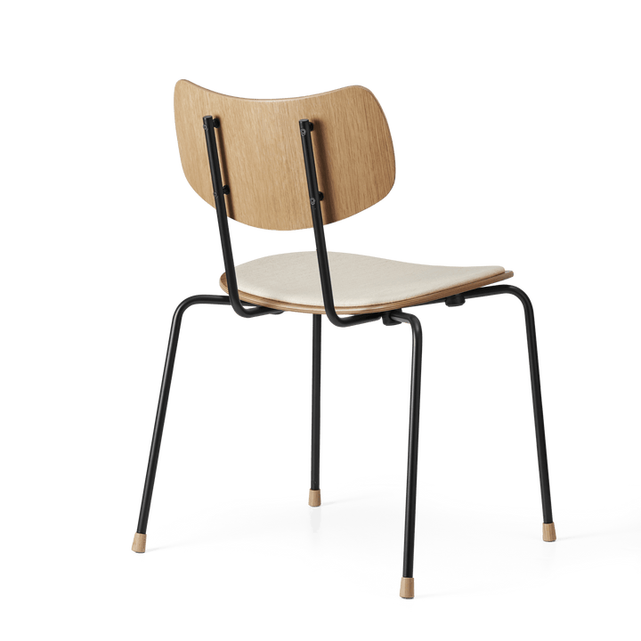 VLA26P Vega Dining Chair - Carl Hansen & Son - Chairs - Black Oak/ Thor 301 Leather - HORNE