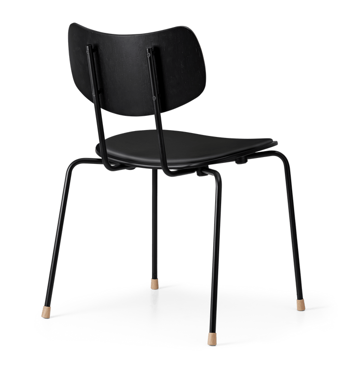 VLA26P Vega Dining Chair - Carl Hansen & Son - Chairs - Black Oak/ Thor 301 Leather - HORNE