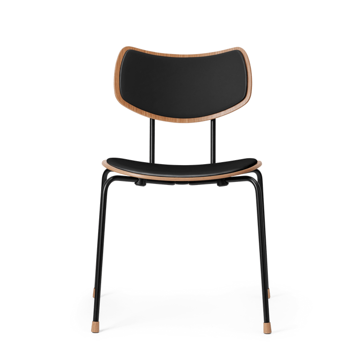 VLA26P Vega Dining Chair - Carl Hansen & Son - Chairs - Lacquered Oak/ Sif 98 Leather - HORNE