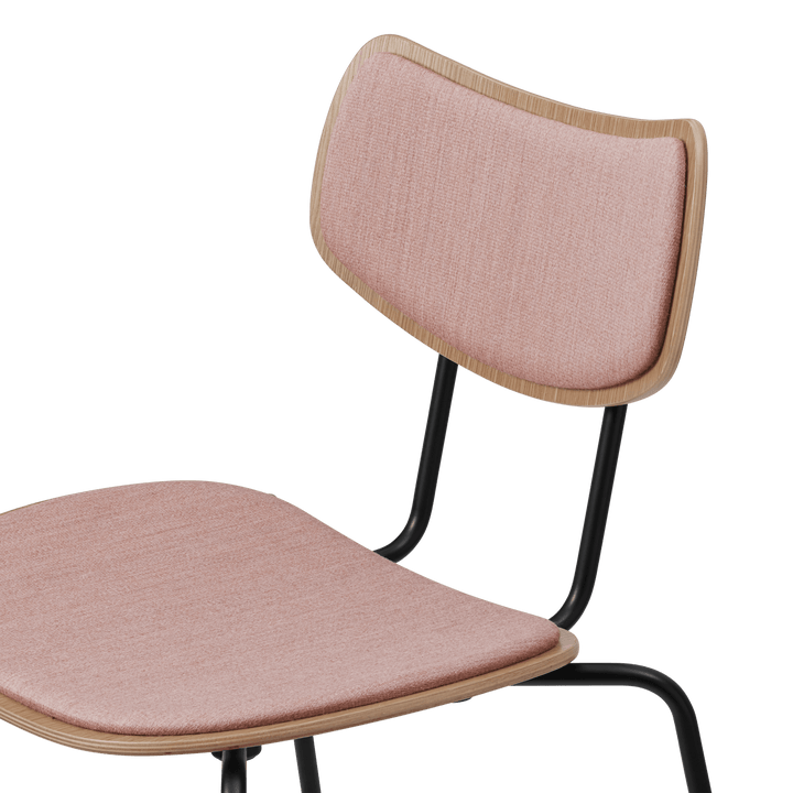 VLA26P Vega Dining Chair - Carl Hansen & Son - Chairs - Black Oak/ Thor 301 Leather - HORNE