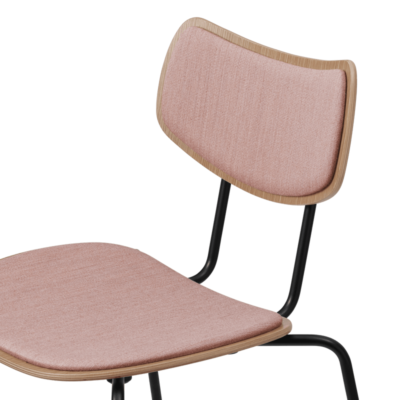 VLA26P Vega Dining Chair - Carl Hansen & Son - Chairs - Lacquered Oak/ Mood 04102 - HORNE