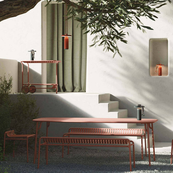 Week - End Dining Table - Rectangle - Petite Friture - Outdoor Furniture - Large - Blush - HORNE