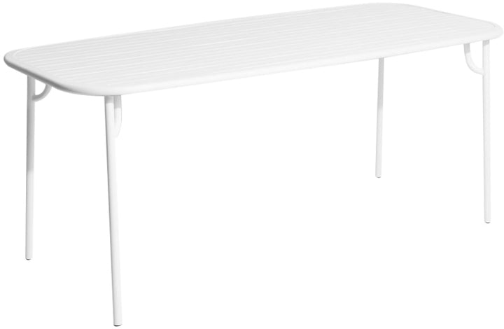 Week - End Dining Table - Rectangle - Petite Friture - Outdoor Furniture - Medium - White - HORNE