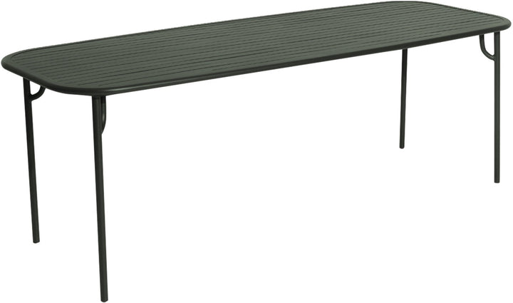 Week - End Dining Table - Rectangle - Petite Friture - Outdoor Furniture - Large - Glass Green - HORNE