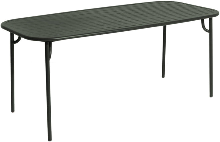 Week - End Dining Table - Rectangle - Petite Friture - Outdoor Furniture - Medium - Glass Green - HORNE