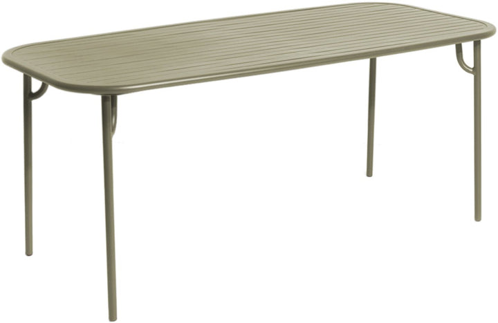 Week - End Dining Table - Rectangle - Petite Friture - Outdoor Furniture - Medium - Jade Green - HORNE