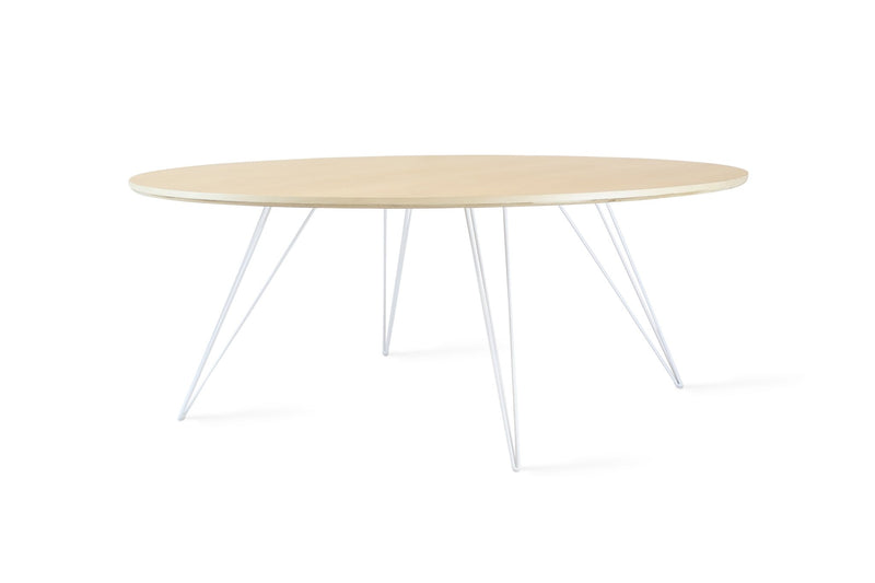 Williams Coffee Table - Large Circle - Tronk - Tables + Desks - Maple - Blood Red - HORNE