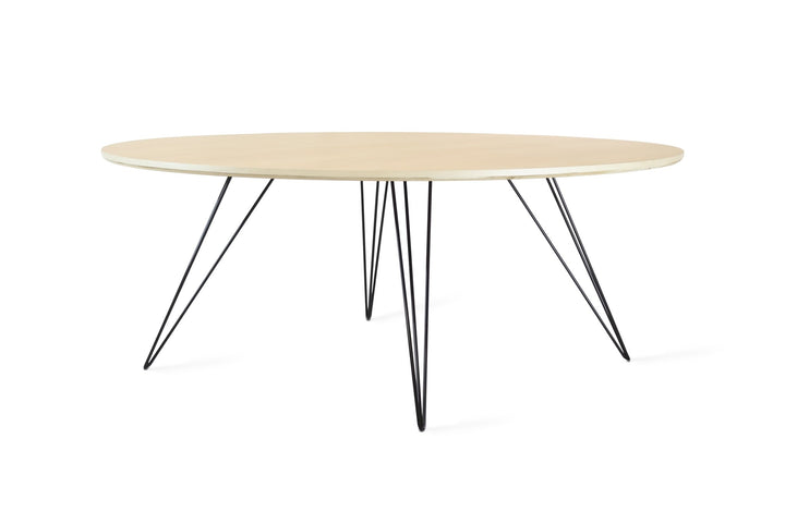 Williams Coffee Table - Large Circle - Tronk - Tables + Desks - Maple - Black - HORNE