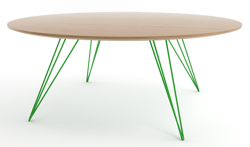 Williams Coffee Table - Large Oval - Tronk - Tables + Desks - Maple - Blood Red - HORNE