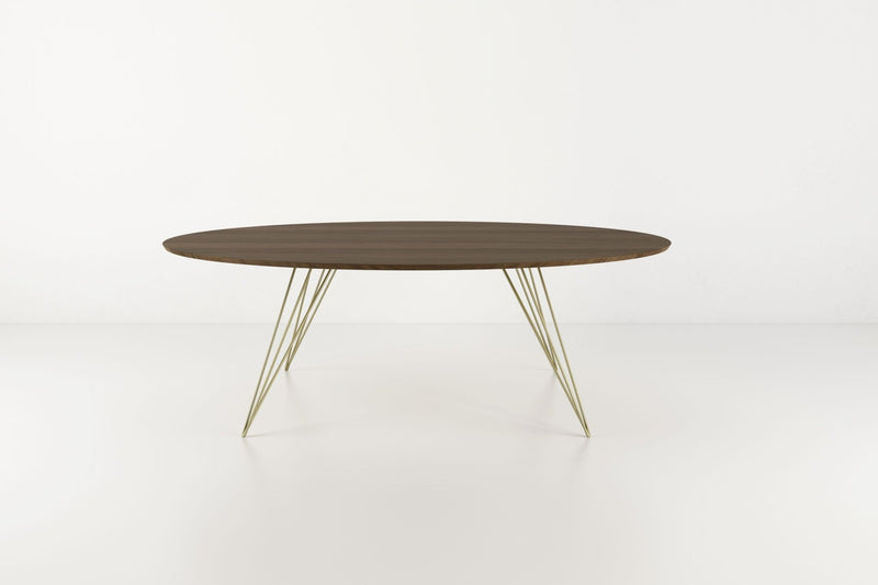 Williams Coffee Table - Large Oval - Tronk - Tables + Desks - Maple - Blood Red - HORNE