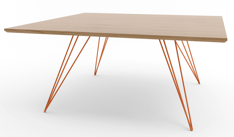 Williams Coffee Table - Large Rectangle - Tronk - Tables + Desks - Maple - Blood Red - HORNE