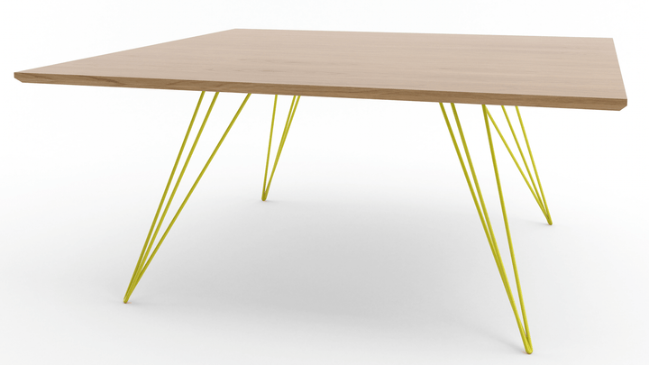 Williams Coffee Table - Large Rectangle - Tronk - Tables + Desks - White Oak - Yellow - HORNE