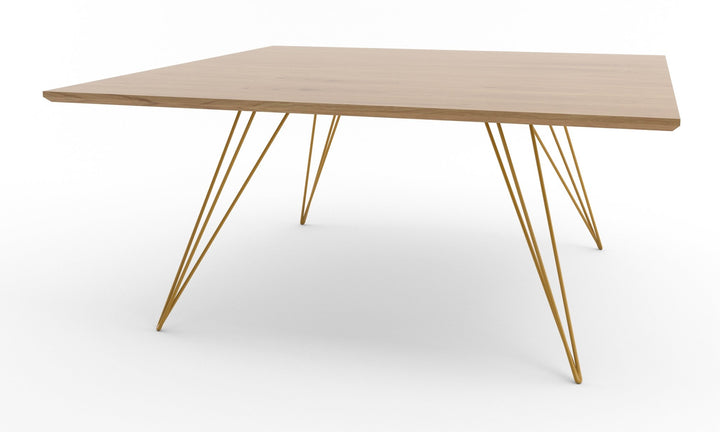 Williams Coffee Table - Large Square - Tronk - Tables + Desks - White Oak - Mustard - HORNE