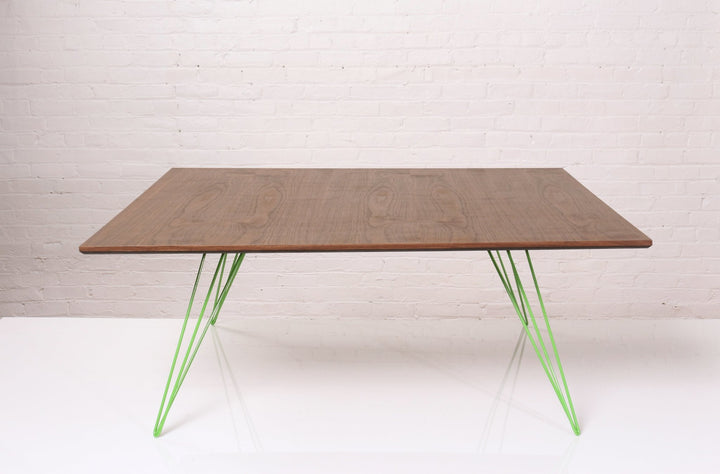 Williams Coffee Table - Large Square - Tronk - Tables + Desks - Walnut - Green - HORNE
