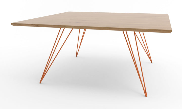 Williams Coffee Table - Large Square - Tronk - Tables + Desks - White Oak - Orange - HORNE