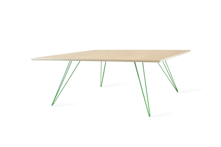 Williams Coffee Table - Large Square - Tronk - Tables + Desks - Maple - Green - HORNE