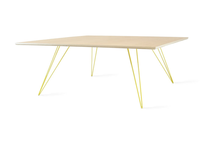 Williams Coffee Table - Large Square - Tronk - Tables + Desks - Maple - Yellow - HORNE