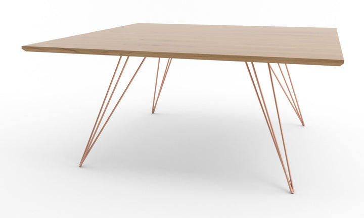 Williams Coffee Table - Large Square - Tronk - Tables + Desks - White Oak - Rose Copper - HORNE