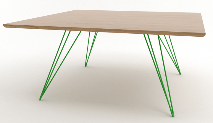 Williams Coffee Table - Large Square - Tronk - Tables + Desks - White Oak - Green - HORNE