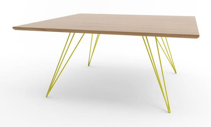 Williams Coffee Table - Large Square - Tronk - Tables + Desks - White Oak - Yellow - HORNE