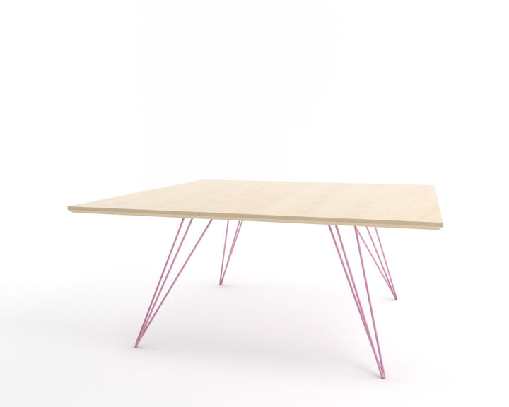 Williams Coffee Table - Large Square - Tronk - Tables + Desks - Maple - Pink - HORNE