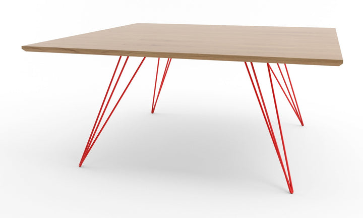 Williams Coffee Table - Large Square - Tronk - Tables + Desks - White Oak - Red - HORNE