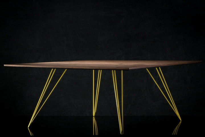 Williams Coffee Table - Large Square - Tronk - Tables + Desks - Walnut - Brassy Gold - HORNE
