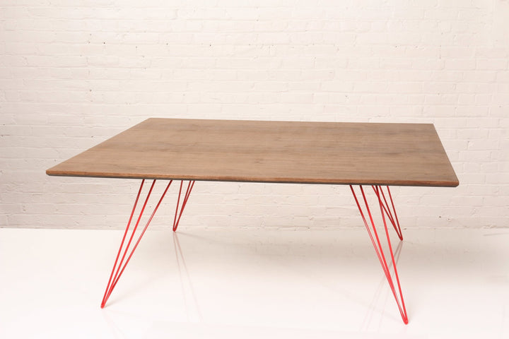 Williams Coffee Table - Large Square - Tronk - Tables + Desks - Walnut - Red - HORNE