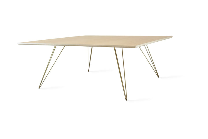 Williams Coffee Table - Large Square - Tronk - Tables + Desks - Maple - Brassy Gold - HORNE