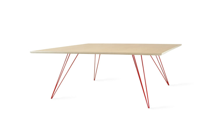 Williams Coffee Table - Large Square - Tronk - Tables + Desks - Maple - Red - HORNE