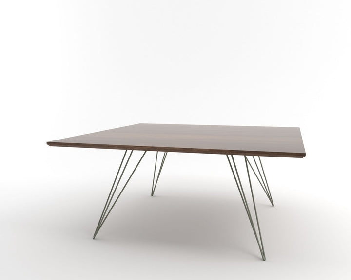 Williams Coffee Table - Large Square - Tronk - Tables + Desks - Walnut - Prairie Green - HORNE