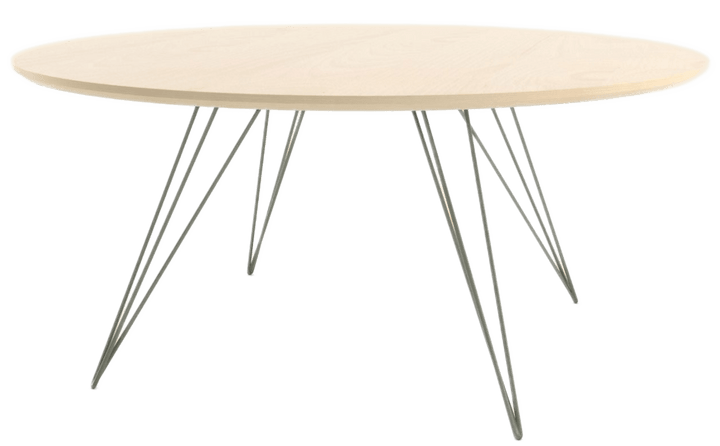 Williams Coffee Table - Small Circle - Tronk - Tables + Desks - Maple - Prairie Green - HORNE