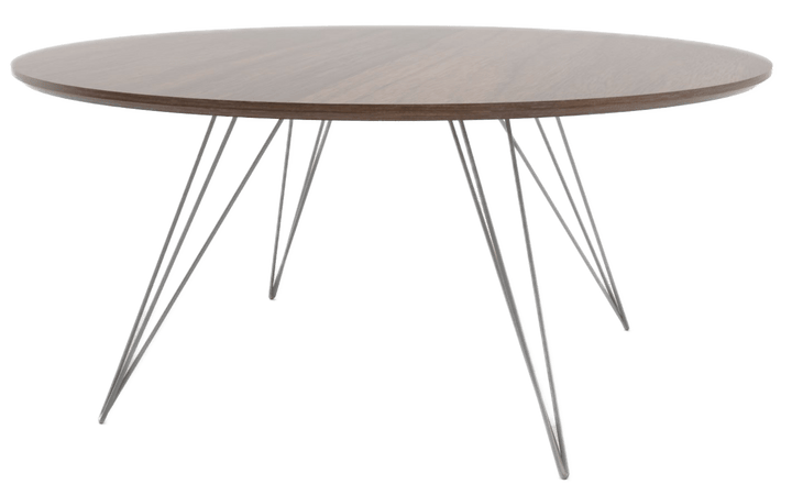 Williams Coffee Table - Small Circle - Tronk - Tables + Desks - Walnut - Gray - HORNE